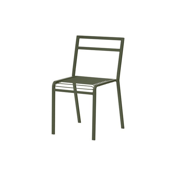 Zaļš metāla dārza krēsls Oto – noo.ma