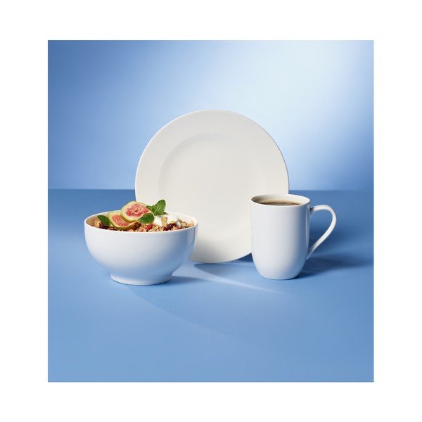 Villeroy & Boch For Me porcelāna brokastu bļodas, šķīvja un krūzes komplekts-image-1