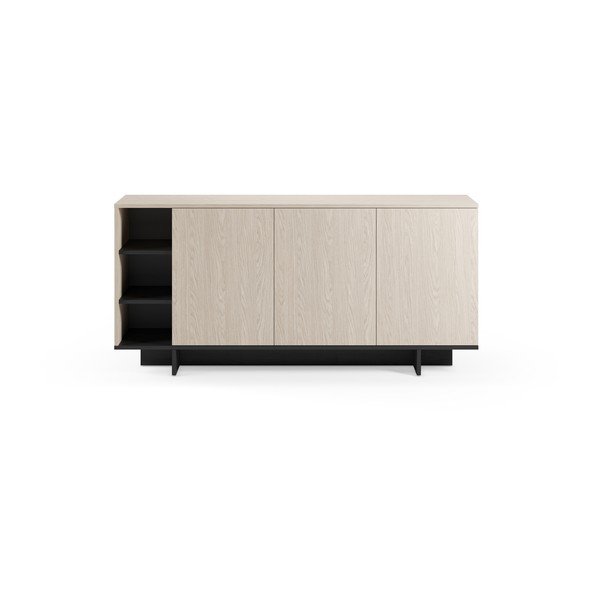 Melns skapītis 170x80x40 cm Cequoia – Marckeric