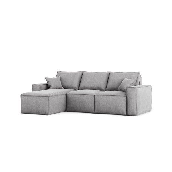 Cosmopolitan Design Miami pelēks stūra dīvāns, kreisais stūris-image-2