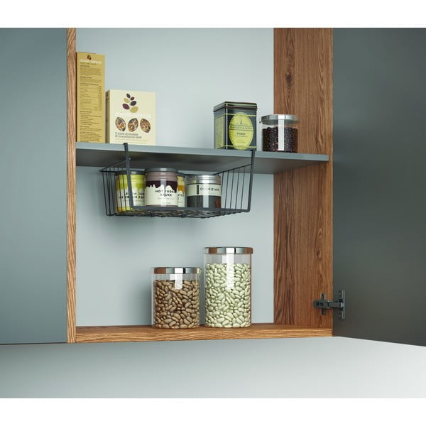 Melns piekaramais virtuves grozs Metaltex, garums 30 cm-image-1