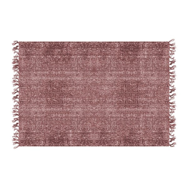 Sarkans kokvilnas paklājs PT LIVING Washed, 140 x 200 cm