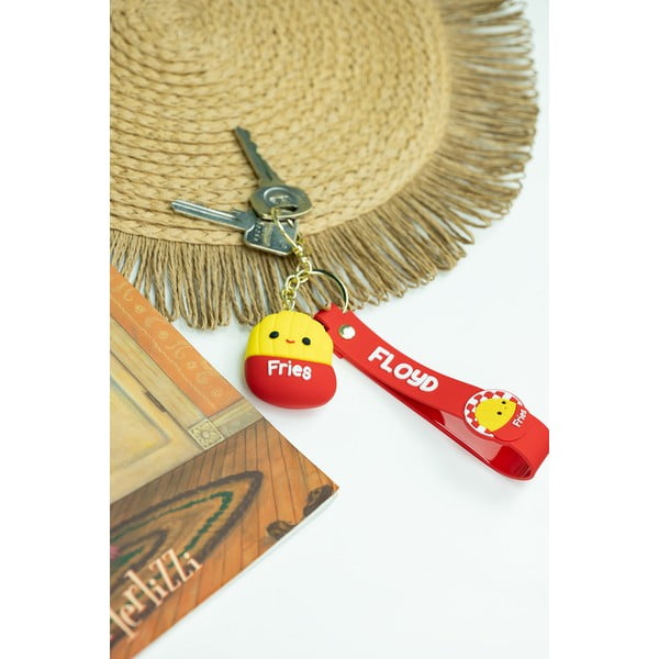 Sarkans atslēgu piekariņš Fizz Floyd – SQUISHMALLOWS-image-1