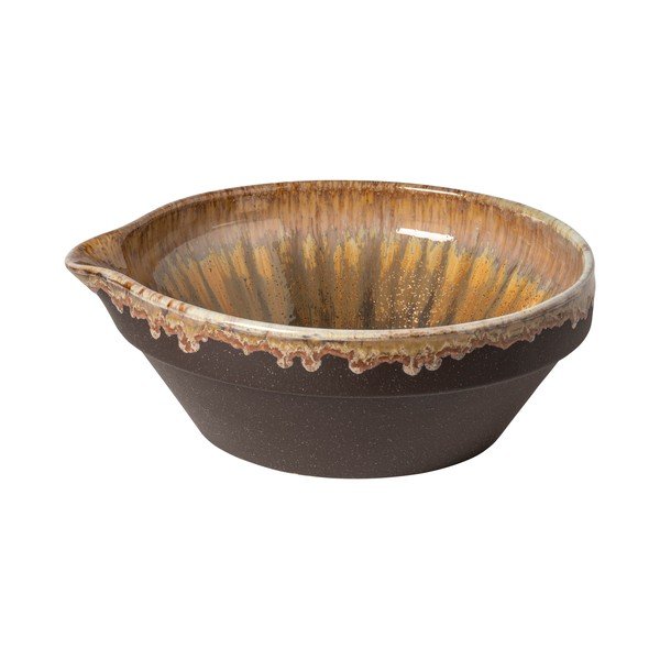Tumši brūna akmensmasas bļoda Poterie – Casafina