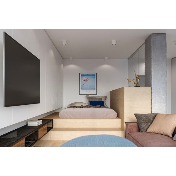 Balta griestu lampa Sollux Luigi-image-1