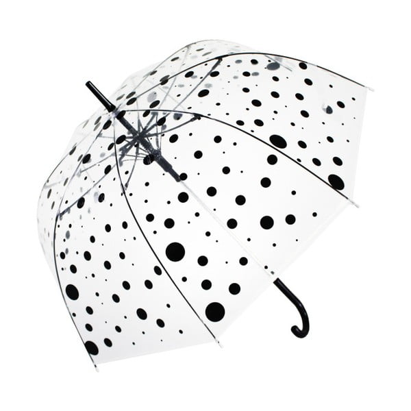 Caurspīdīgs lietussargs Ambiance Birdcage Dots, ⌀ 100 cm