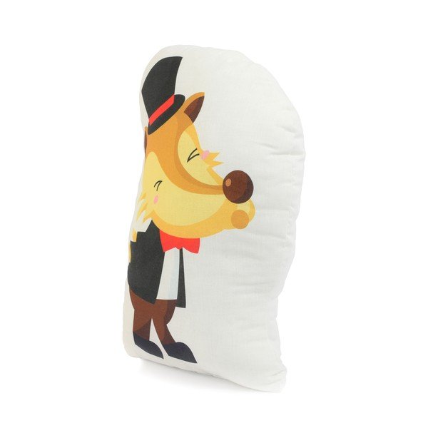 Kokvilnas spilvens Mr. Fox Little Pigs, 40 x 30 cm-image-1