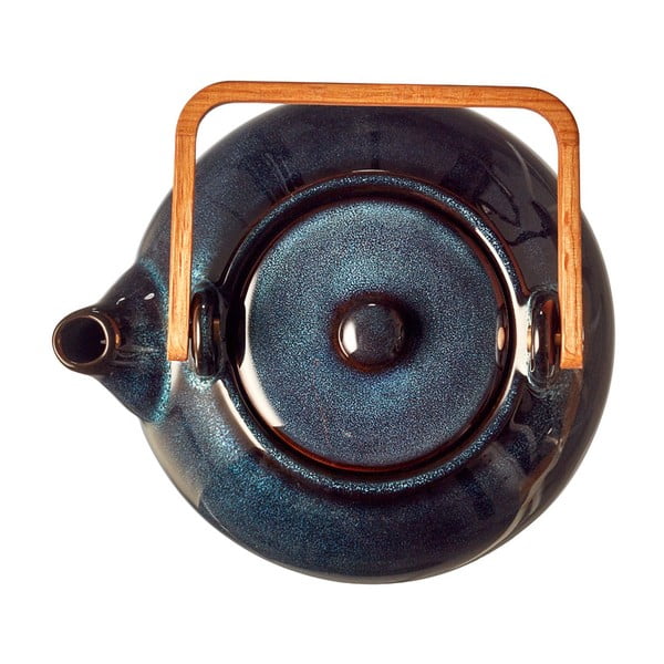 Tumši zila keramikas tējkanna ar sietiņu 1,2 l Gastro Blue – Bitz-image-4