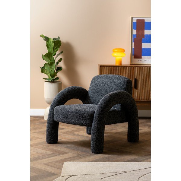 Okera dzeltena stikla galda lampa (augstums 24 cm) Incesante – Leitmotiv-image-3