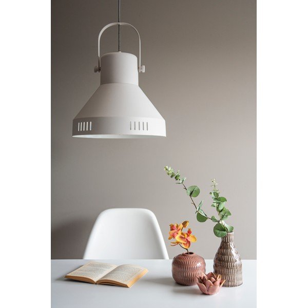 Balta griestu lampa Leitmotiv Tuned Iron, ø 35 cm-image-1