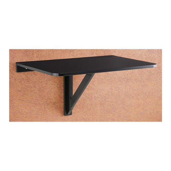 Melns saliekamais sienas galds Støraa Trento, 56 x 80 cm-image-4
