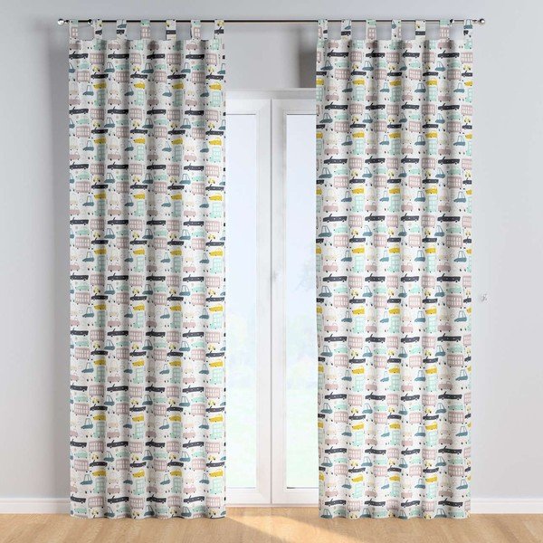 Bērnu aizkars 260x130 cm Magic Collection – Yellow Tipi-image-1