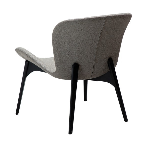 Pelēks atpūtas krēsls no buklē auduma Paragon – DAN-FORM Denmark-image-3
