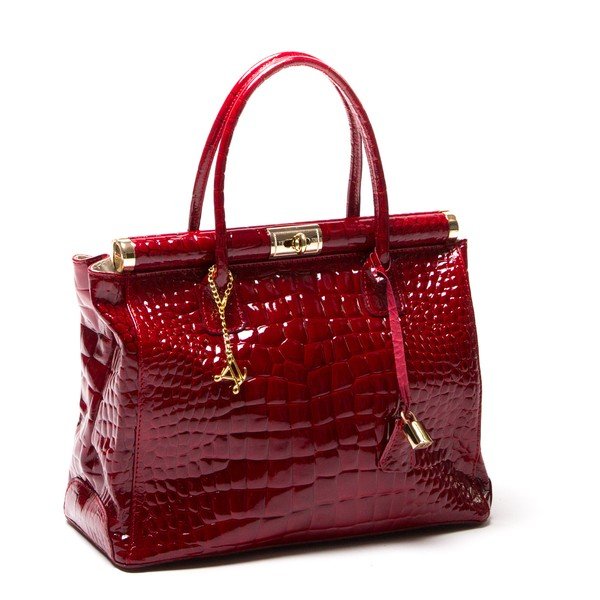 Luisa Vanini 613 Rosso ādas rokassoma-image-2