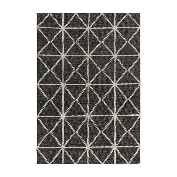 Melns un bēšs paklājs Asiatic Carpets Prism, 200 x 290 cm