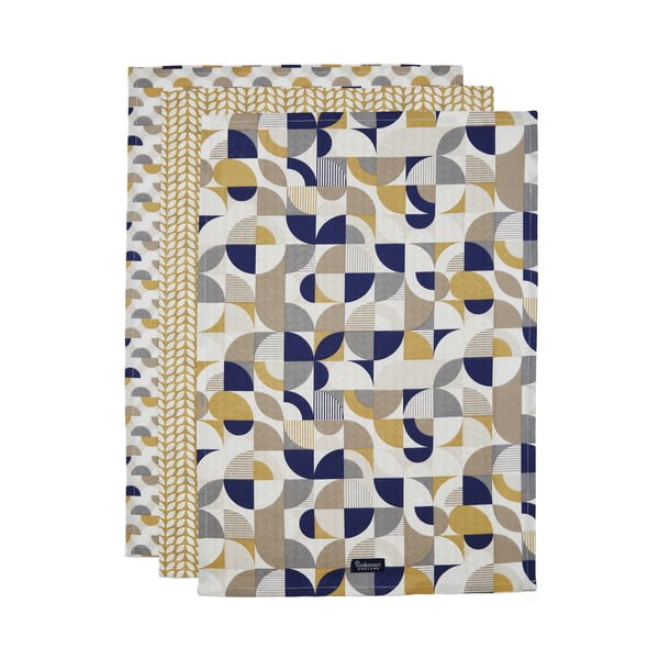 Virtuves dvieļu un cimda komplekts (4 gab.) Bauhaus – Cooksmart ®-image-3