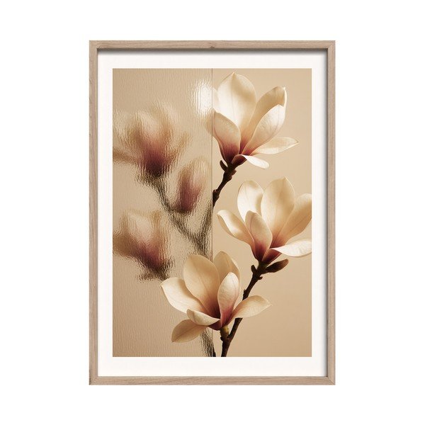 Drukāta glezna ar rāmi 50x70 cm Soft Magnolia – Styler