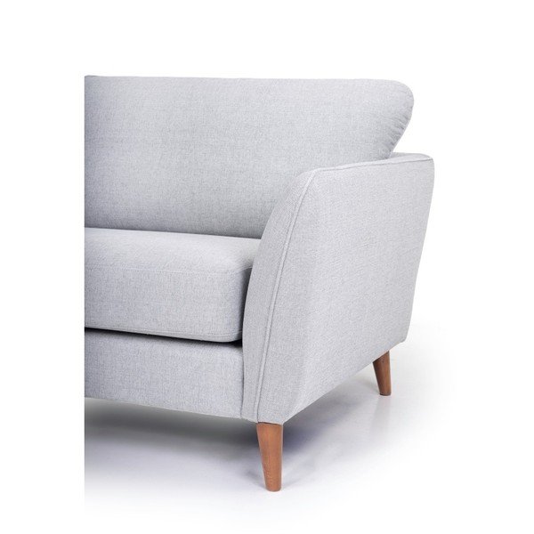 Gaiši pelēks stūra dīvāns Scandic Paris, kreisais stūris-image-4