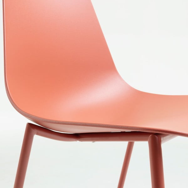 Tumši oranžs ēdamistabas krēsls Kave Home Wassu-image-1