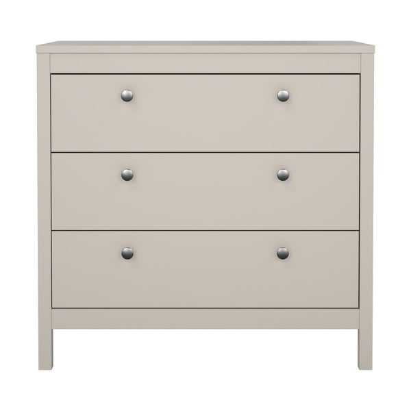 Pelēkbēša kumode 82x80x38 cm Madrid – Tvilum-image-2