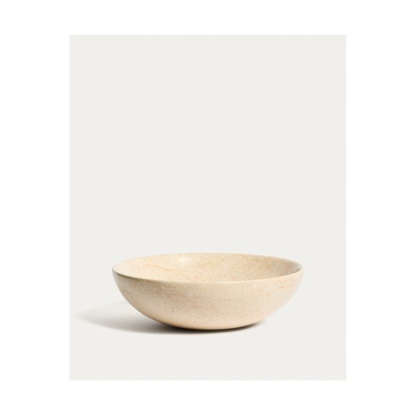 Bēša akmens apaļa izlietne ø 40 cm Darnen – Kave Home