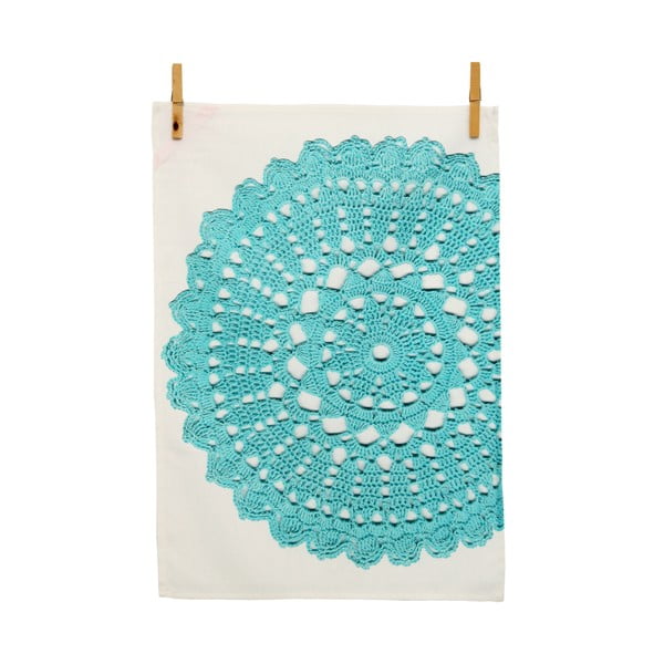 Divu kokvilnas tējas dvieļu komplekts Happy Friday Doily, 70 x 50 cm-image-1