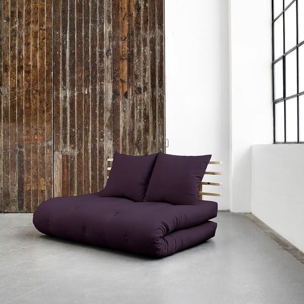 Dīvāns gulta Karup Shin Sano Natur/Purple