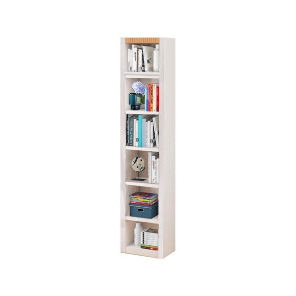 Baltās priedes koka grāmatu plaukts Støraa Baylee, platums 47 cm-image-1