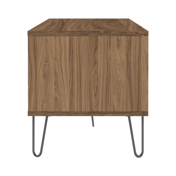 Krēmkrāsas TV galdiņš ar riekstkoka imitāciju 165x44 cm Aero – TemaHome -image-4