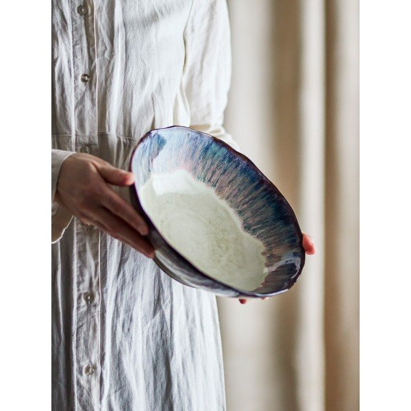 Bēša keramikas bļoda ø 24 cm Imogen – Bloomingville-image-1