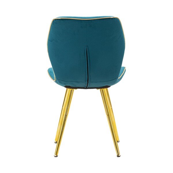 2 tirkīzzilu ēdamistabas krēslu komplekts Mauro Ferretti Paris-image-4