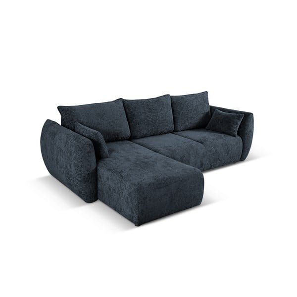 Tumši zils stūra dīvāns (ar kreiso stūri) Matera – Cosmopolitan Design-image-4