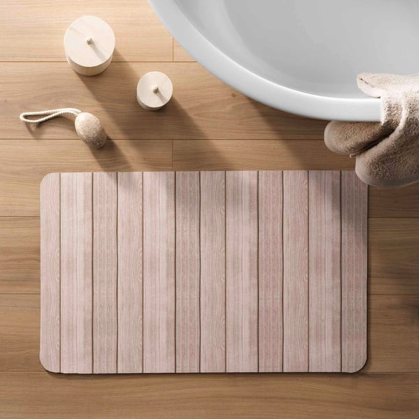 Brūns gumijas vannas istabas paklājiņš 50x80 cm Calista – douceur d'intérieur-image-1