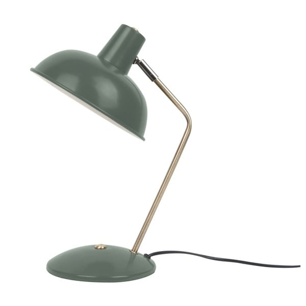 Tumši zaļa galda lampa Leitmotiv Hood