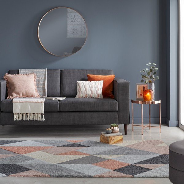 Pelēki rozā paklājs Flair Rugs Icon, 160 x 230 cm-image-4