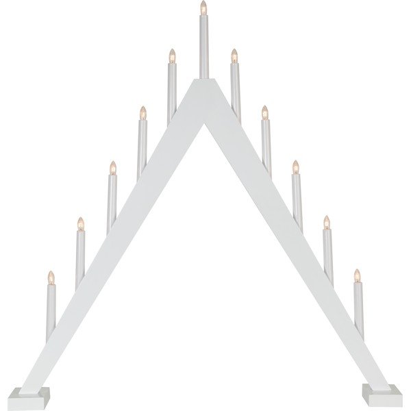 Balts Ziemassvētku LED svečturis Star Trading Trill-image-2