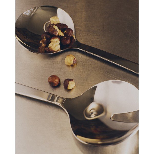 Nerūsējošā tērauda galda piederumi salātiem (2 gab.) Nirela – Kave Home-image-2