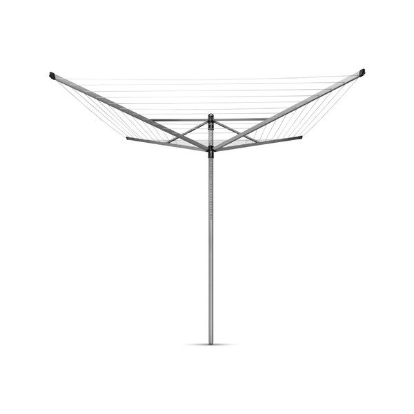 Sudraba krāsas dārza veļas žāvētājs 60 m Lift-O-Matic – Brabantia