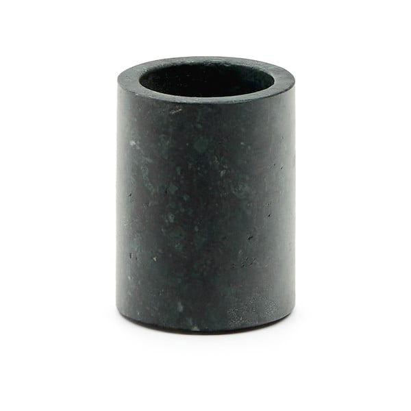 Tumši zaļš marmora trauks zobu birstei Elenei – Kave Home