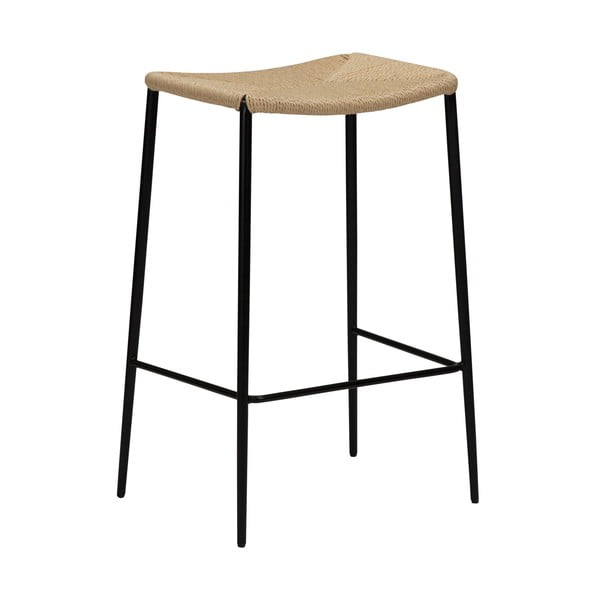 Bēšs dabīgs bāra krēsls DAN-FORM Denmark Stiletto, augstums 68 cm