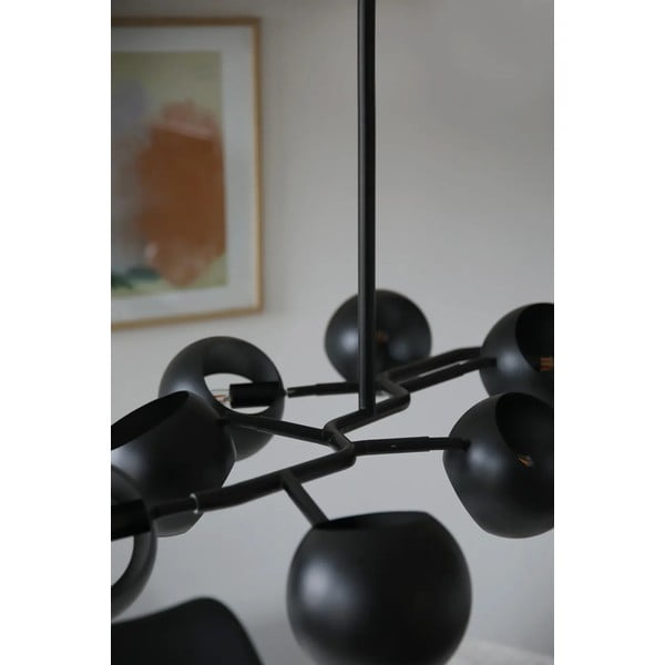 Melna piekaramā lampa ar metāla abažūru Edgar – Markslöjd-image-3