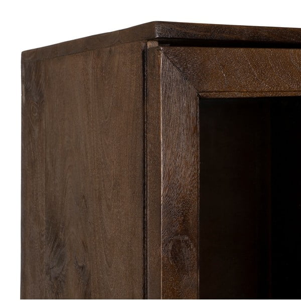 Brūna mango masīvkoka vitrīna 40x180x40 cm Ravi – Ixia-image-3