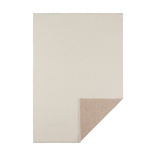 Krēmkrāsas un smilškrāsas divpusējs paklājs Hanse Home Duo, 160 x 230 cm