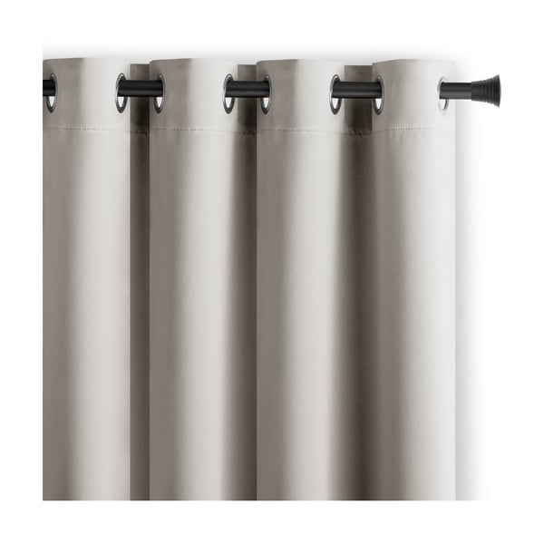 Bēšs daļēji gaismu necaurlaidīgs aizkars 140x175 cm Kierra – Restilo