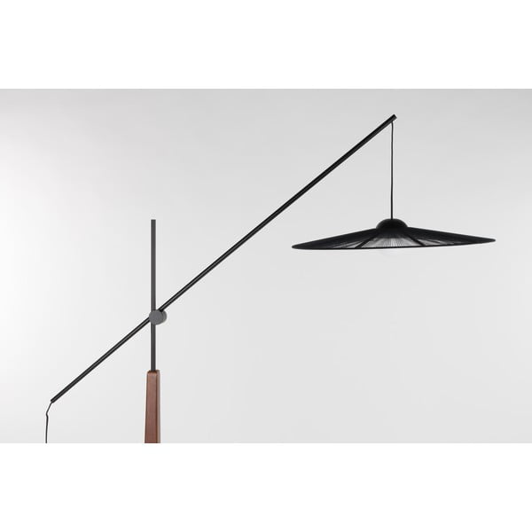 Melna/tumša dabīga toņa stāvlampa (augstums 200 cm) Belle – Zuiver-image-3