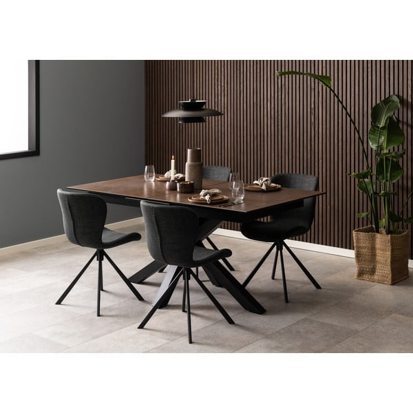 Tumši pelēki pusdienu krēsli (2 gab.) Batilda – Actona-image-2