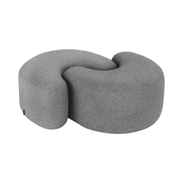 Pelēks vilnas pufs Ü – noo.ma-image-3