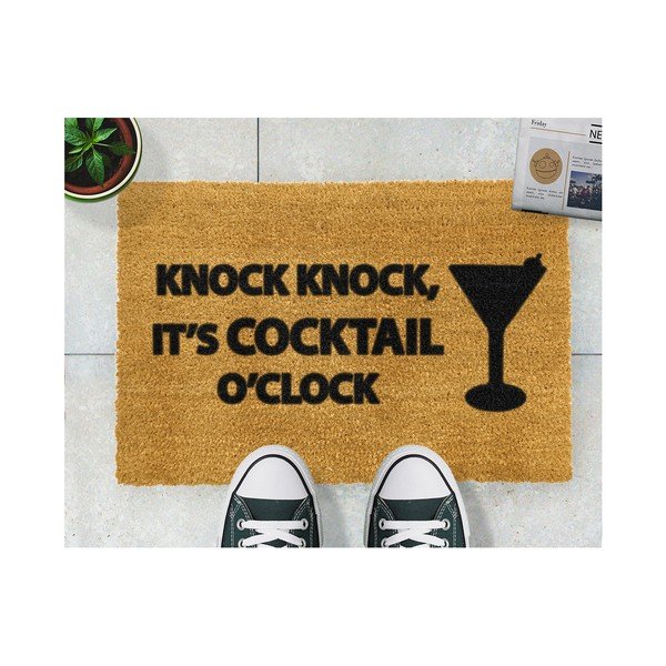 Dabīgā kokosšķiedras paklājs Artsy Doormats Cocktail, 40 x 60 cm-image-2