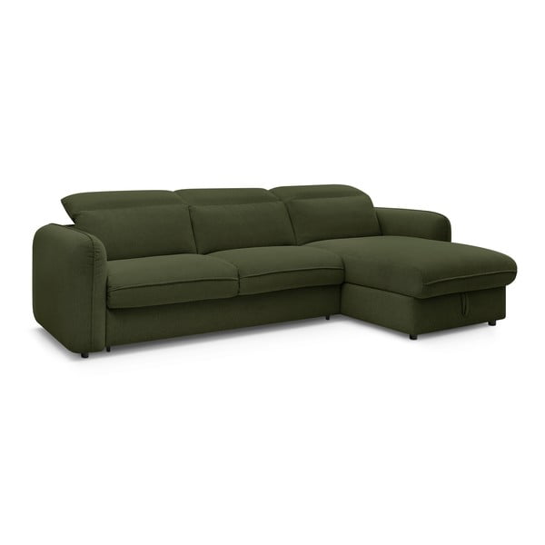 Zaļš salokāms stūra dīvāns (ar maināmu stūri) Achille – Bobochic Paris-image-3