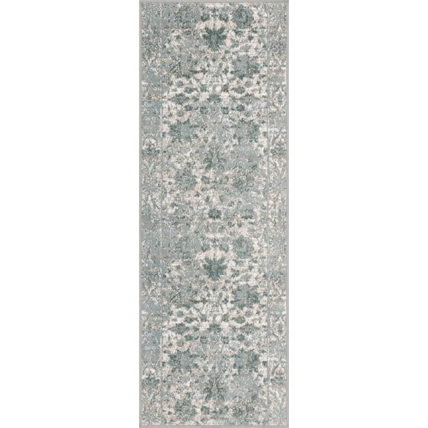 Dūmakaini zils celiņa paklājs 70x200 cm Sensi Tris – FD